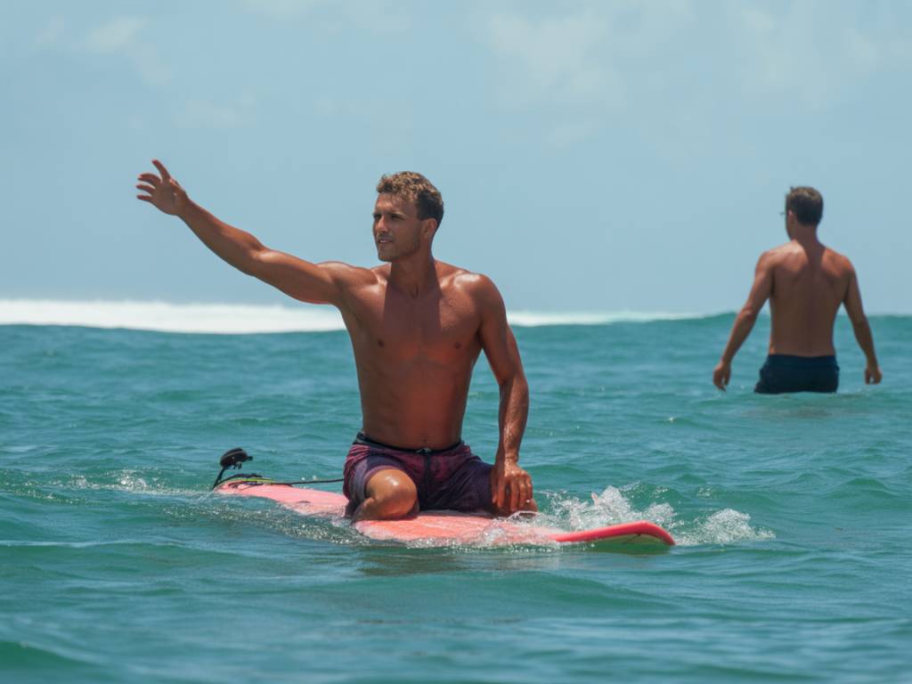 Surf à Lacanau en été : gérer la foule, la chaleur et les conditions changeantes